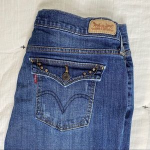Levis 515 boot cut jeans studded pockets size 10